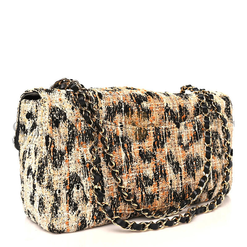CHANEL TWEED MAXI FLAPBAG AS6281 (32*19.5*10cm)